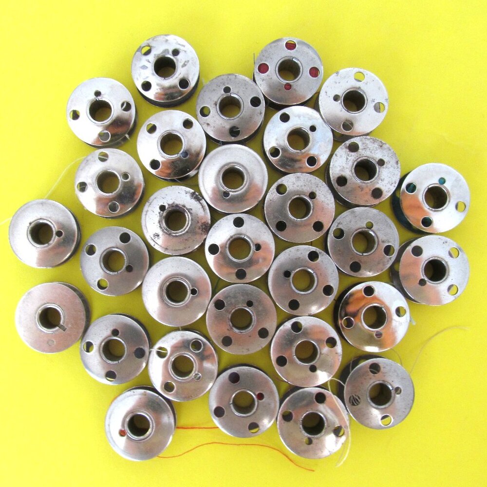 Metal sewing machine bobbin lot # 2